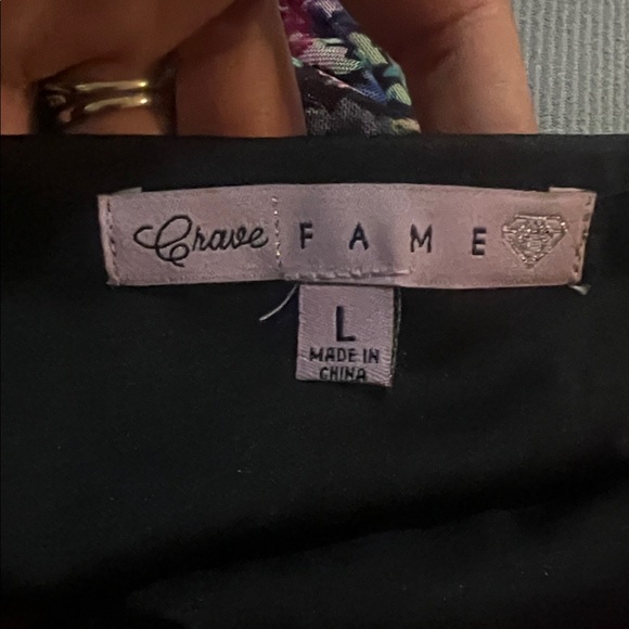 Crave Fame Purple Multi Floral Off-Shoulder Blouse - Picture 3 of 5